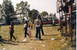 Me and the MealyDad at the drag strip back in the day. You heard me. The drag strip. The drag strip was good family fun from the MealyDad's perspective.
