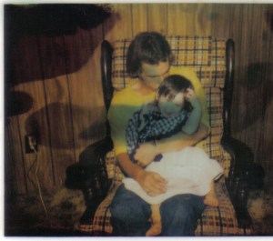 Hurricane-damaged photo, but shows how me and the MealyDad are tight like nobody's business.